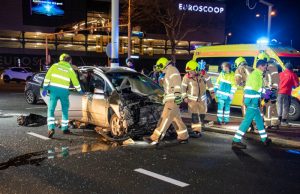 Meerdere gewonden bij aanrijding ‘s-Gravelandseweg Schiedam