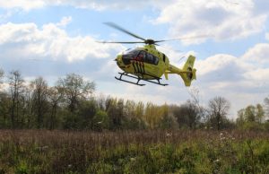 Traumahelikopter ingezet voor medische noodsituatie Riouwlaan Vlaardingen