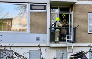 Brandje in leegstaand pand De Meesterstraat Schiedam