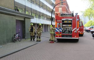 Veel rook bij brand in keuken Mozartlaan Schiedam