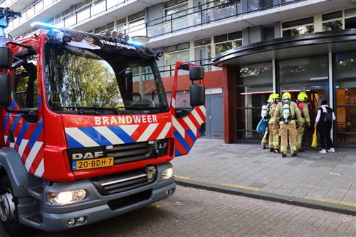 9 oktober Brandweer inzet voor pannetje op vuur Fazantlaan Vlaardingen
