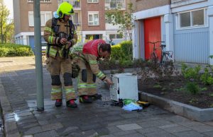 Nachtkastje in brand gevlogen Vossiusstraat Vlaardingen