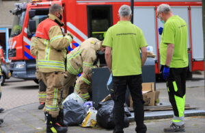 Dode kat in vuilcontainer gedumpt Kluwerij Maassluis