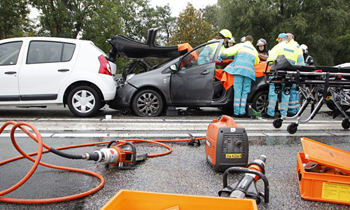 11 oktober Dak eraf geknipt na ongeval A4 Vlaardingen