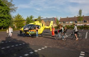 Vroege inzet voor de traumahelikopter IJsvogelstraat Vlaardingen
