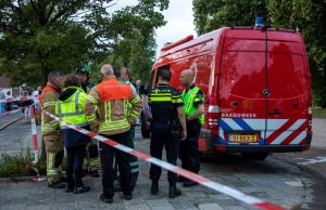 Woningen ontruimd na brand in winkel Vondelsingel Spijkenisse