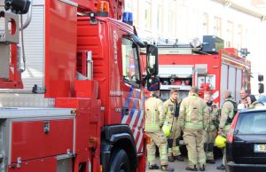 Brand in woning door wasdroger Huysmansstraat Schiedam