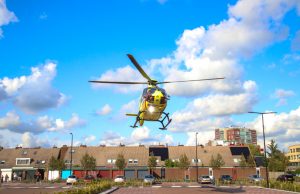 Traumahelikopter voor incident op straat – Van Beethovenlaan Maassluis