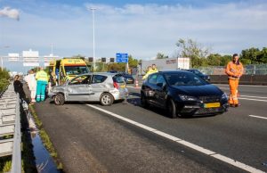 A20 lange tijd dicht na ongeval Schiedam