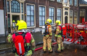 Kelderbrand in Vlaardings museum Westhavenkade Vlaardingen