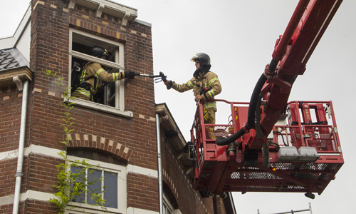 14 juli Brand op zolder van woning Schiedam