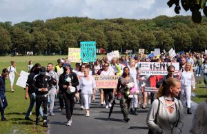 Mars tegen kinderhandel Malieveld Den Haag