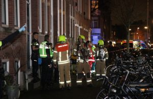 Gewonde bij brand in woning Van der Palmstraat Rotterdam