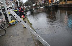 Brutale dief gooit portemonnee in water na achtervolging Mauritskade Den Haag