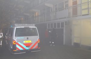 Flat vol rook door brand Brusselweg Vlaardingen