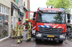 Brand ontstaan tijdens verwijderen van onkruid Delft