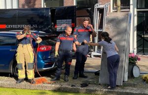 Brandweer vist sleutel op Vlamingstraat Delft