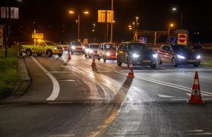 Groot vetspoor over de A4 en door Vijfsluizen Schiedam / Vlaardingen