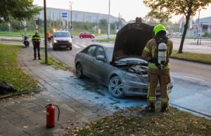Waar is de autobrand ? Hargalaan Schiedam