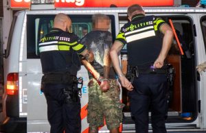 Man gewond en aangehouden na vernieling Aleidastraat Schiedam