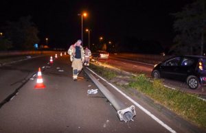 Bestuurder aangehouden na flinke aanrijding Burgemeester Heusdenslaan Vlaardingen