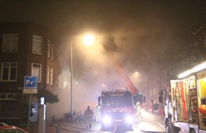 Grote brand in portiekwoning Schalk Burgerstraat Den Haag