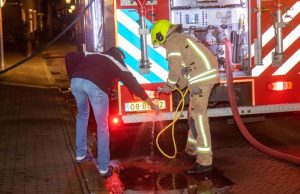 Man gewond bij keukenbrand Groenweegje Schiedam