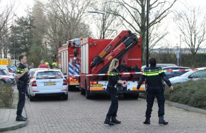Omgeving Deltahotel afgezet door lekke LPG tank Maasboulevard Vlaardingen