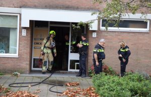 Wasdroger in brand in woning Bouwmeesterweg Schiedam