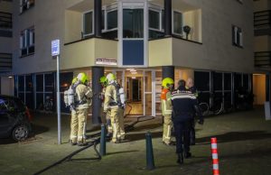 Woningen ontruimd na brand in lift Riebeeckstraat Vlaardingen