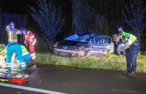 Dode en gewonden bij ongeval op toerit A20 Hargalaan Schiedam