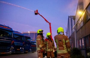 Grote oefening brandweer Schiedam Nieuwe Waterwegstraat Schiedam