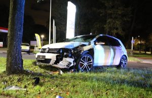 Inzittende vlucht na ongeval Escamplaan Den Haag