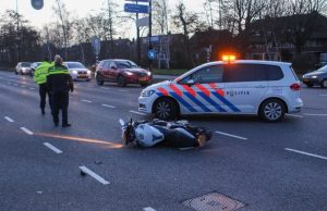 Motorrijder gewond bij aanrijding Burg. Heusdenslaan Vlaardingen