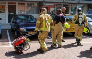 Gewonde bij keukenbrand Hoofdweg Rotterdam