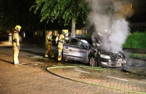 Geparkeerde auto in brand Van Vredenburchweg Rijswijk