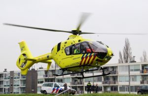 Centrum moeilijk bereikbaar voor traumahelikopter Liesveld Vlaardingen
