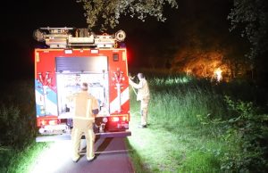 Brandweer blust flinke natuurbrand Vrederustpad Delfgauw