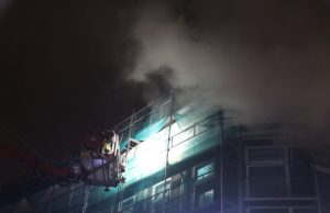 Middelbrand in kantoorpand Zoutmanstraat Den Haag