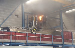 Bedrijfspand ontruimd na brand in ventilatie Klopperman Wateringen