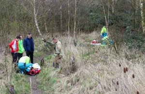 Mountainbiker gewond na val in de Broekpolder Broekpolderweg Vlaardingen