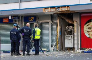 Opnieuw pinautomaat opgeblazen ’t Plateau Spijkenisse