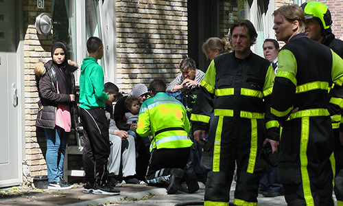 13 mei keukenbrand Prof. Telderslaan Delft