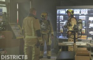 Brandweer rukt uit voor tankstation vol rook BP Binckhorstlaan Den Haag
