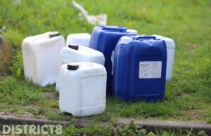 Opnieuw jerrycans gedumpt, tankstation afgesloten N211 Wippolderlaan Wateringen