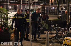 Persoon door het lint en aangehouden Zuidwal Den Haag