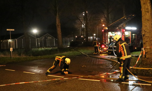 30 december Flinke brand bij Goudse atletiekvereniging Groene Zoom Gouda